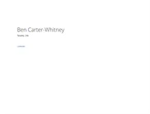 Tablet Screenshot of carterwhitney.com